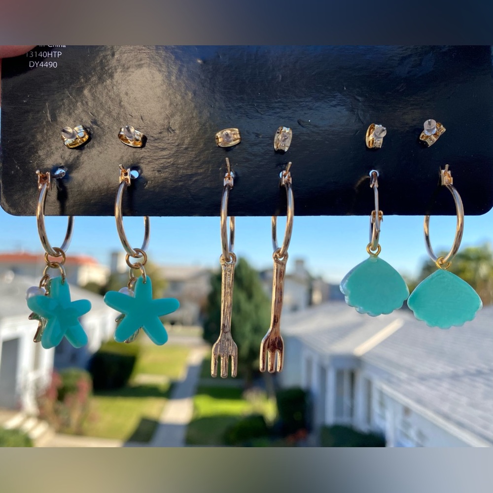 Ariel🧜🏻♀️Earring Set - Picture 4 of 4